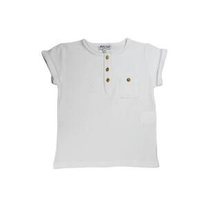 NEW MARIE PUCE boy's malo shirt in white